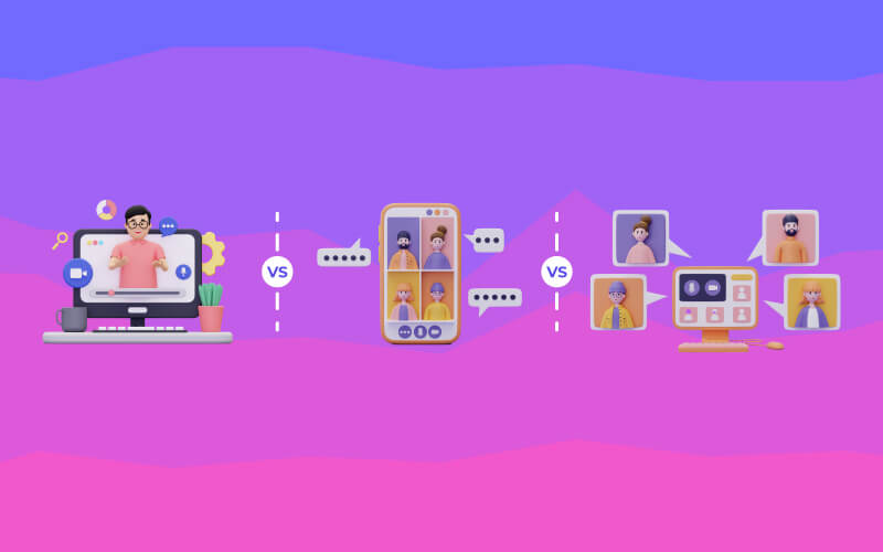 Webinar vs Video Conference vs Virtual Event: What’s the Difference?